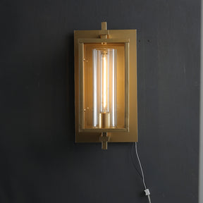 Erica Square Grand Outdoor Wall Sconce