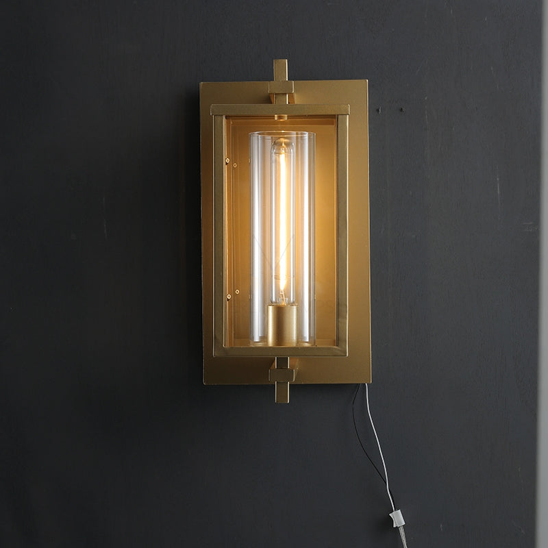 Erica Square Grand Outdoor Wall Sconce