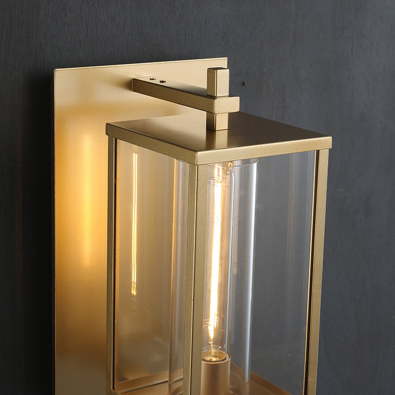 Erica Square Grand Outdoor Wall Sconce