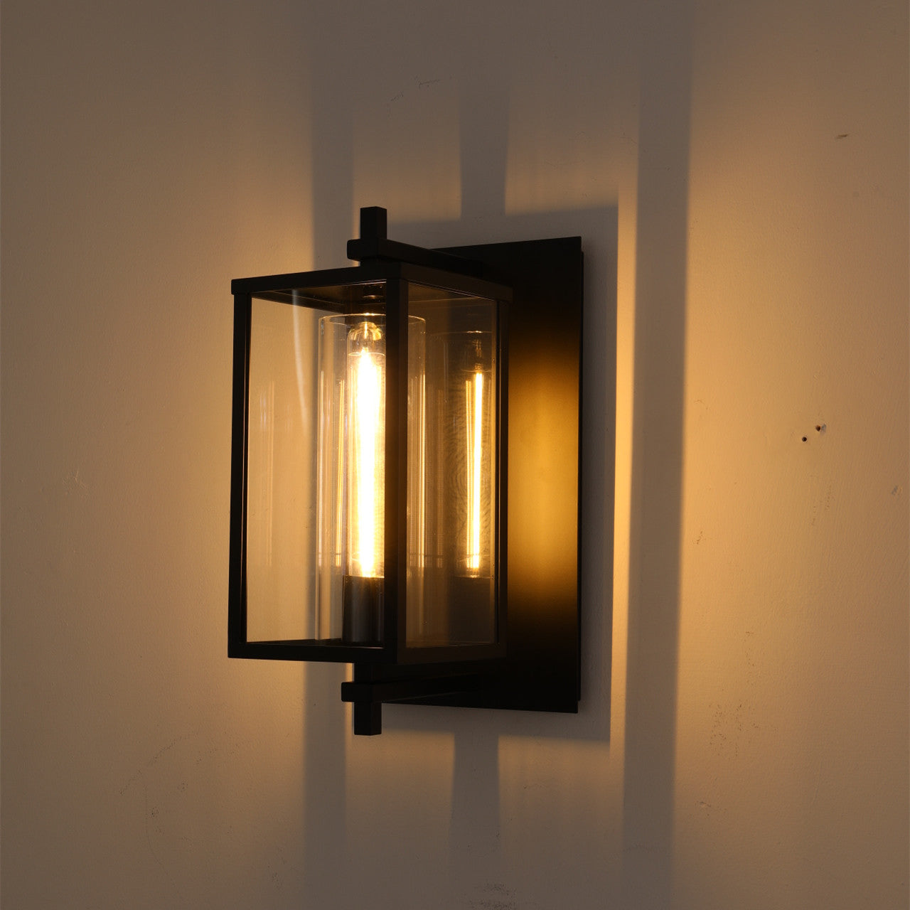 Erica Square Grand Outdoor Wall Sconce