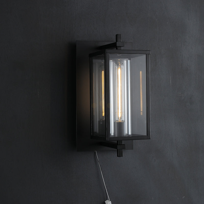 Erica Square Grand Outdoor Wall Sconce