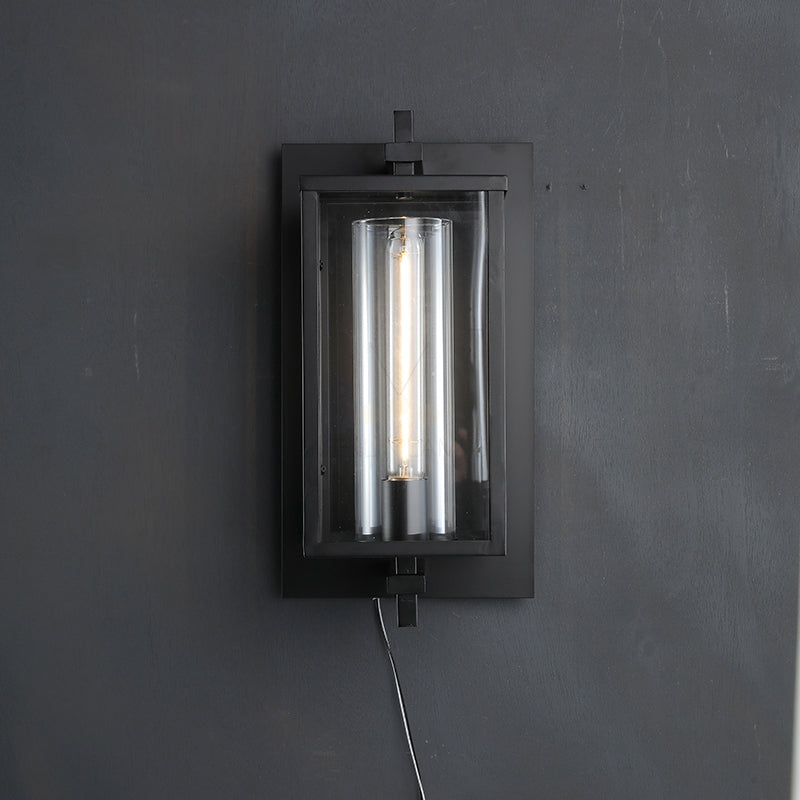 Erica Square Grand Outdoor Wall Sconce