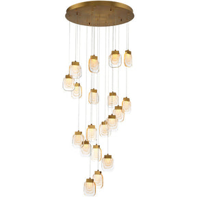 Solara Glass Chandelier