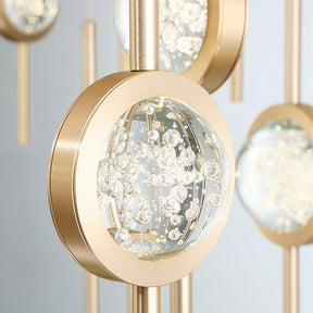 Velveton Seeded Glass Chandelier