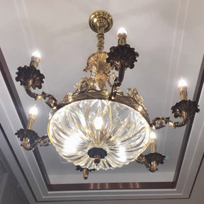 European Style Luxury Crystal Pendant Candle Chandelier for Living Room/Foyer/Entrys/Hallway