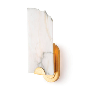 Evelyn Modern irregular Alabaster Wall Sconce