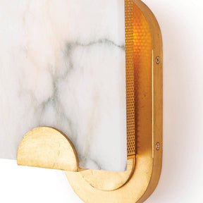 Evelyn Modern irregular Alabaster Wall Sconce