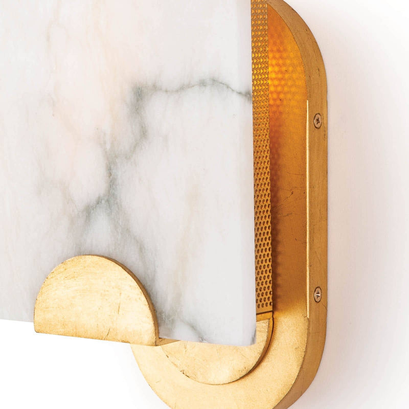 Evelyn Modern irregular Alabaster Wall Sconce