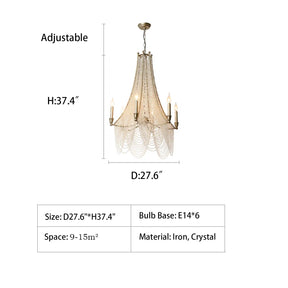 D27.6"*H37.4" chandelier,chandeliers,chandeler light,crystal,candle,foyer,stairs,spiral staircase,huge,large,branch