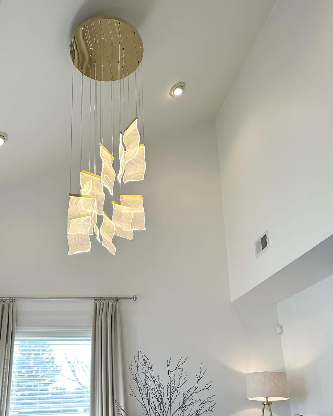 Extra Large Modern Acrylic Chandelier for Staircase/Foyer/Villa/Hall