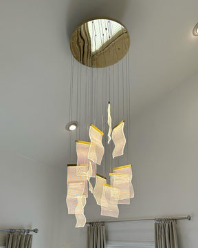 Extra Large Modern Acrylic Chandelier for Staircase/Foyer/Villa/Hall