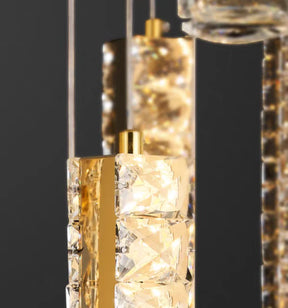 Extra Large Modern Spiral Crystal Ceiling Light Decoration for Staircase/ High Ceiling Living Room/ Hotel Lobby/ Hallway