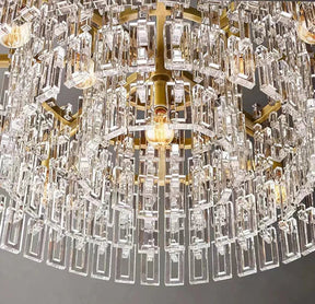 Extra Large Multi-layer Round Crystal Ceiling Chandelier for Living Room, shining luxury ,amazing delicate, k9 crystal, gold, chrome
