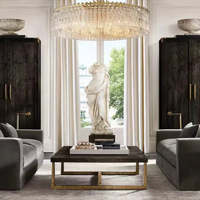 Extra Large Multi-layer Round Crystal Ceiling Chandelier for Living Room, shining luxury ,amazing delicate, k9 crystal, gold, chrome