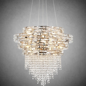Corona Crystal Halo Chandelier