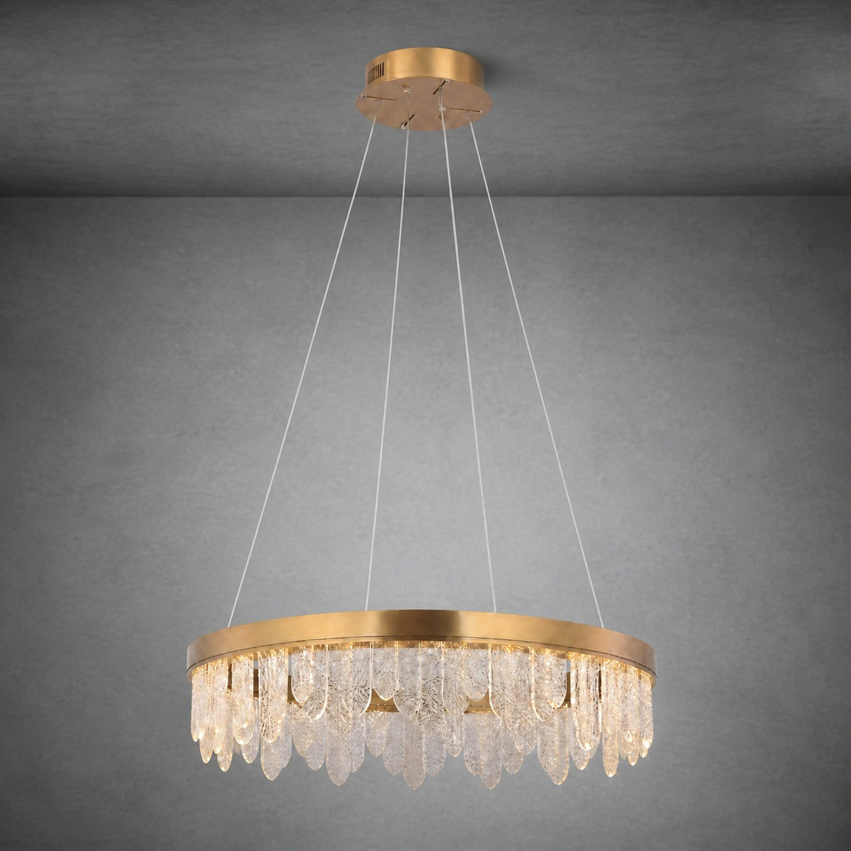 Soffione Glass Chandelier