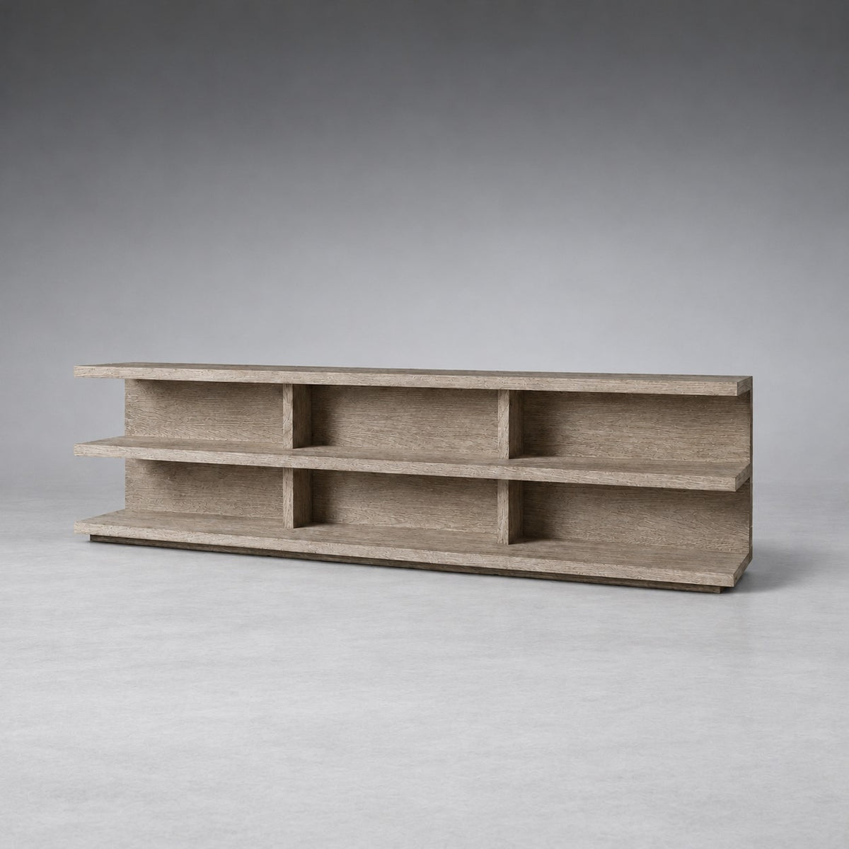 Contemporary Wood Console Table