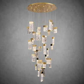 Knox Blown Glass Cascading Chandelier 31.5"