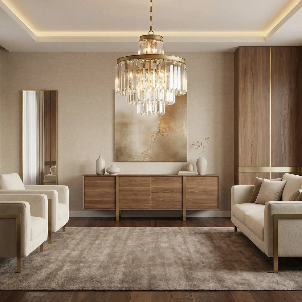 Leyland Tiered Round Chandelier Lighting