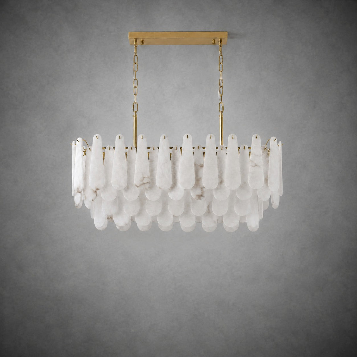 L1000-Marble Lingyu Ceiling Lamp-Copper Color