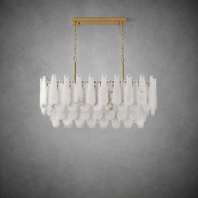 L1000-Marble Lingyu Ceiling Lamp-Copper Color