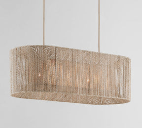 Farrington Abaca Linear Chandelier 42"