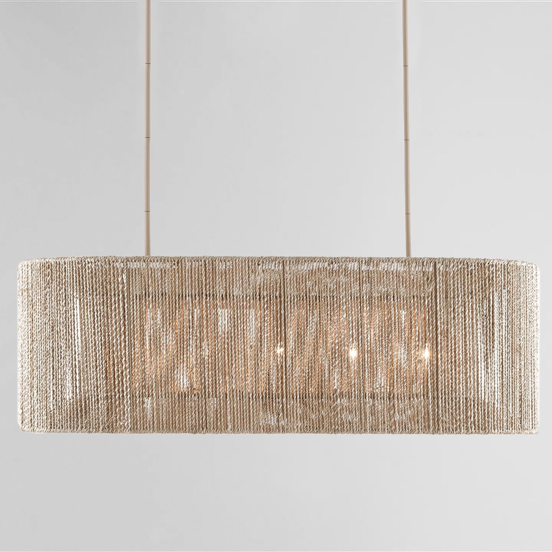 Farrington Abaca Linear Chandelier 42"