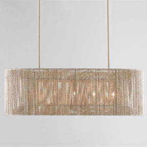 Farrington Abaca Linear Chandelier 42"