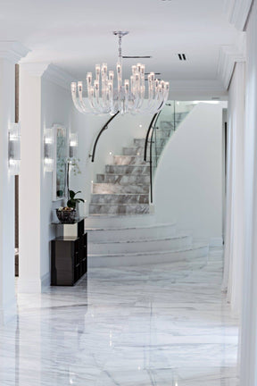 Fashion 12/ 16/ 32 Lights Glass Chandelier Classic Candle Style Ceiling Light Fixture For Living/ Dining Room Decoration