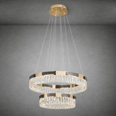 Mughetto Crystal Duo Chandelier