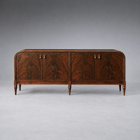 Vintage Mahogany Wood Storage Sideboard