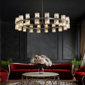 Felix Crystal Shades Round Chandelier Series