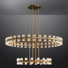 Felix Crystal Shades Round Chandelier Series