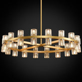 Felix Crystal Shades Round Chandelier Series