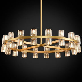 Felix Crystal Shades Round Chandelier Series