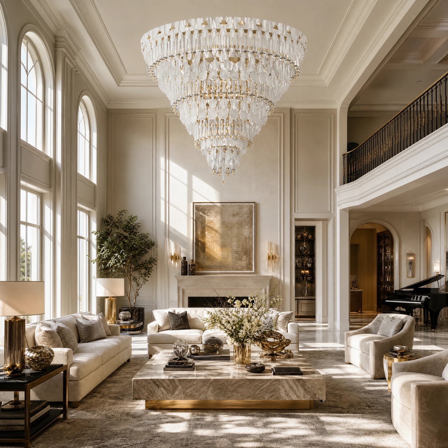 Lladro Seasons Chandelier