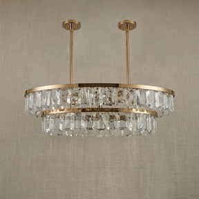Selene Linear Crystal Chandelier
