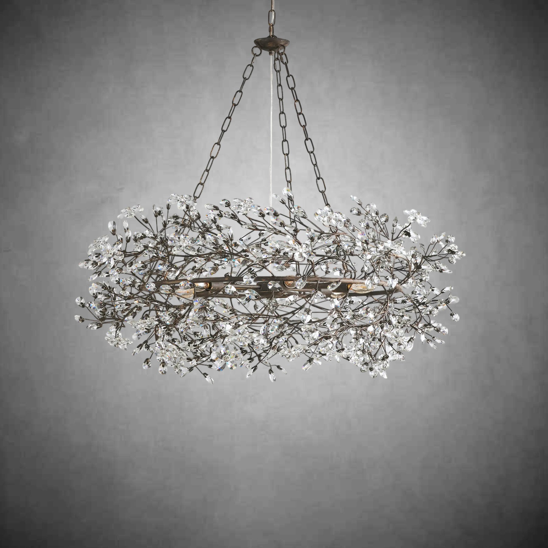 Fiore Crown Chandelier 39&quot; 48&quot; 60“