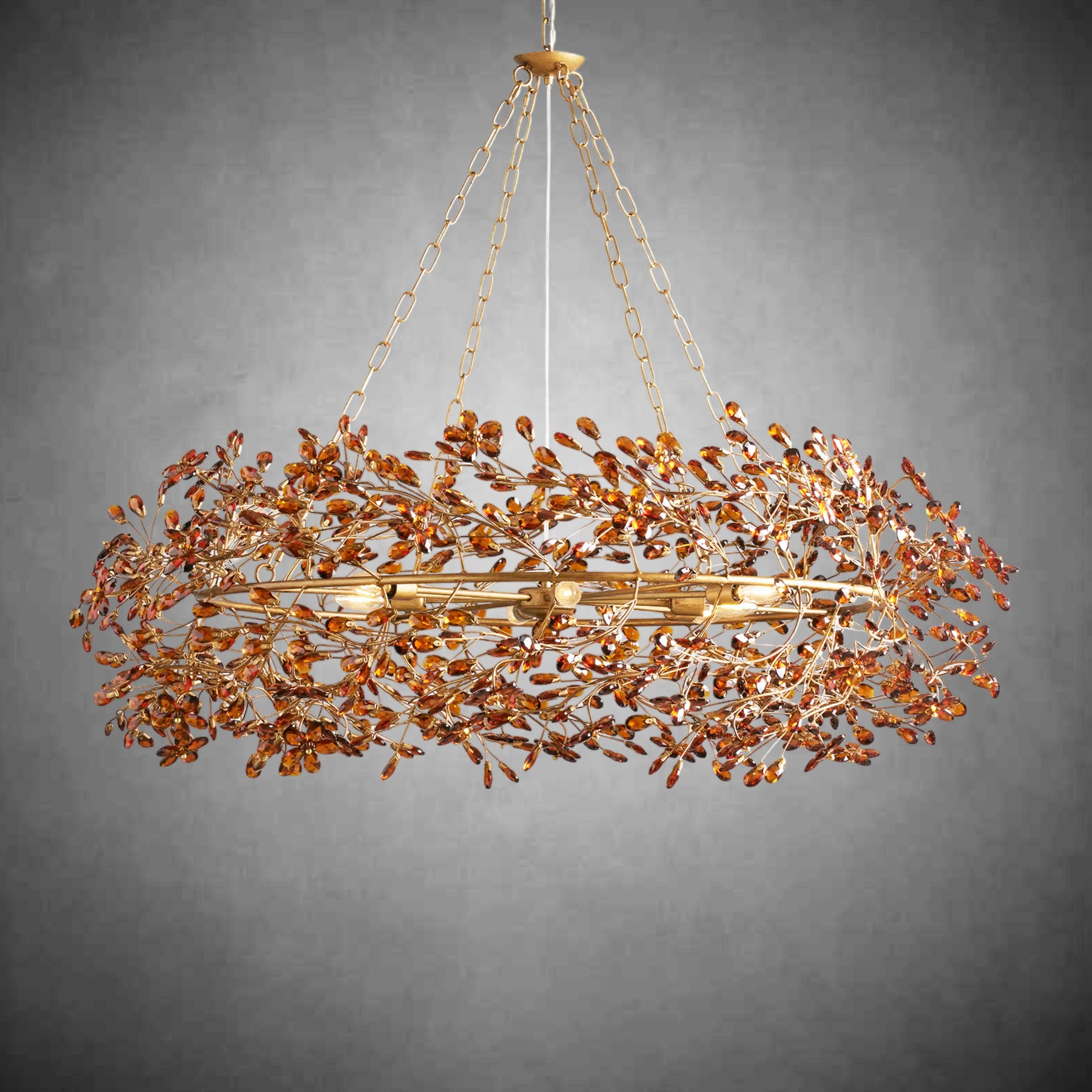 Fiore Crown Chandelier 39&quot; 48&quot; 60“
