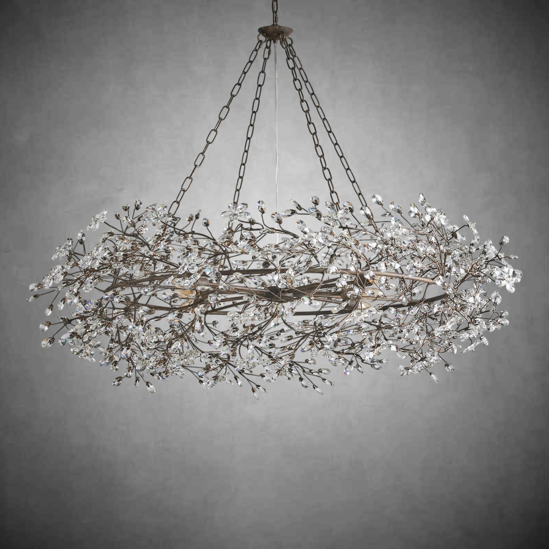 Fiore Crown Chandelier 39&quot; 48&quot; 60“