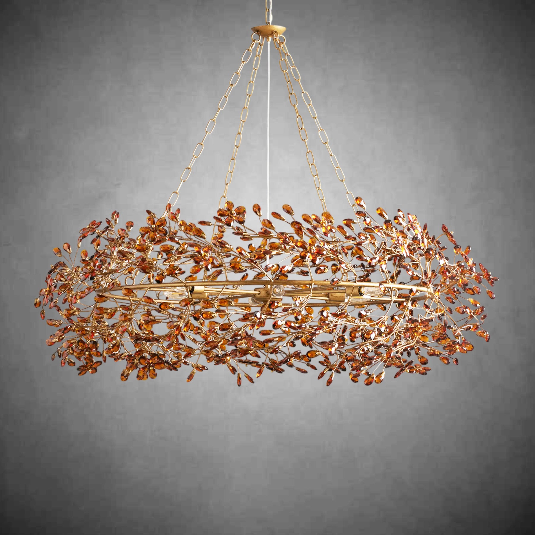 Fiore Crown Chandelier 39&quot; 48&quot; 60“