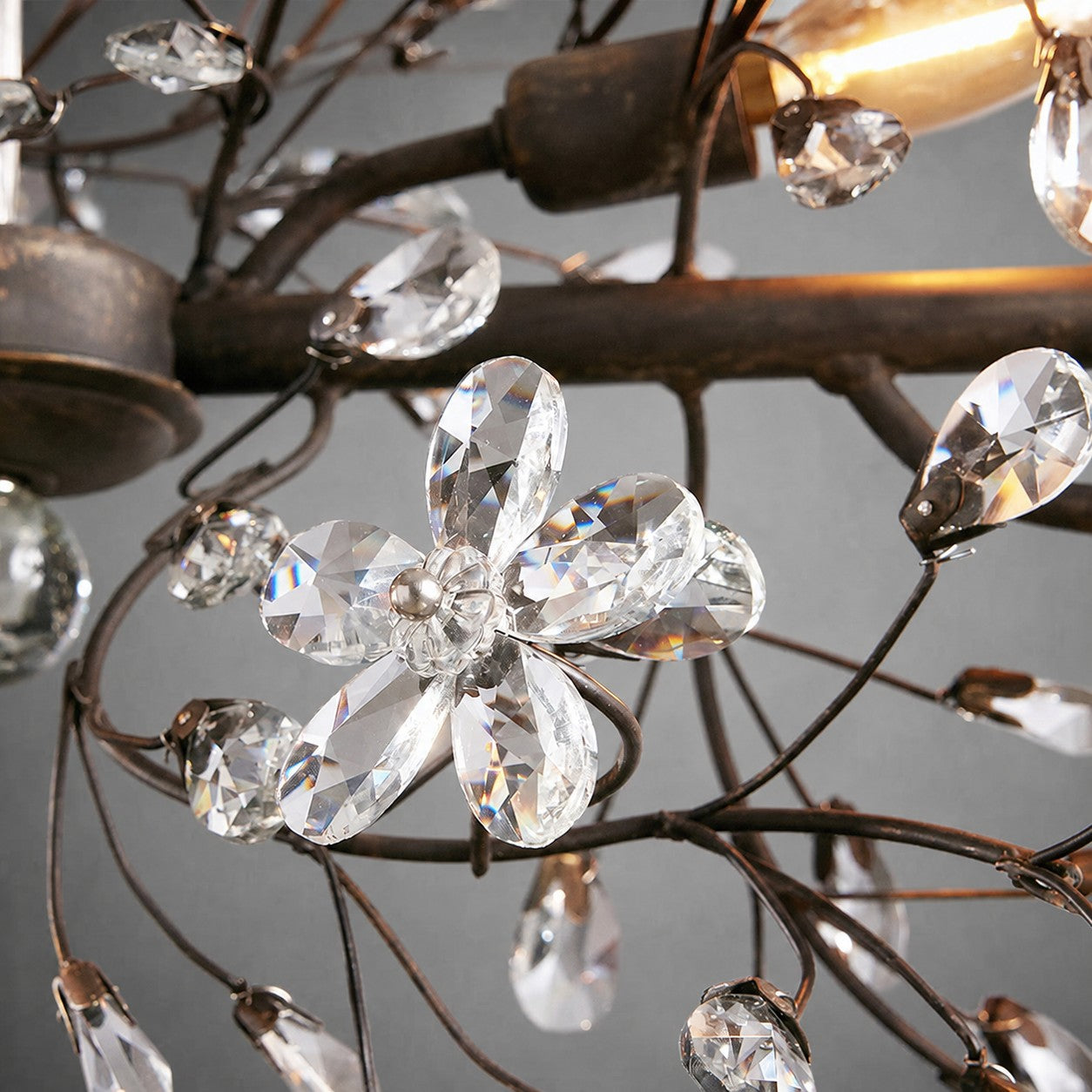 Fiore Linear Chandelier 43" 51" 68"W
