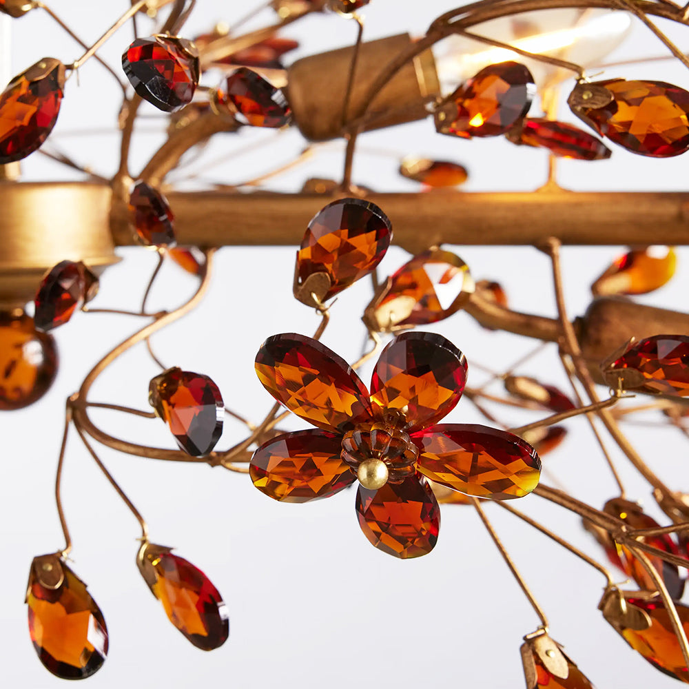 Fiore Linear Chandelier 43" 51" 68"W