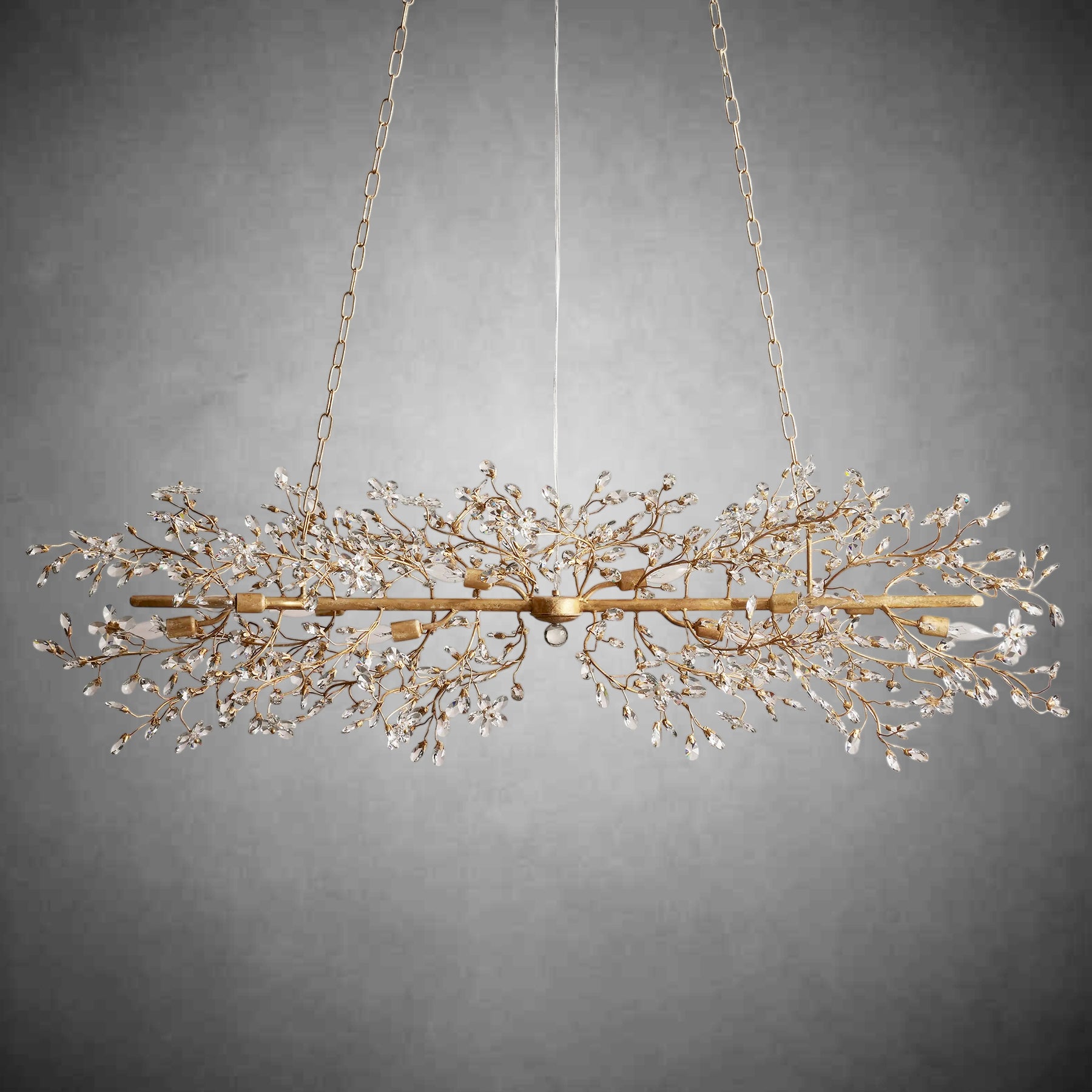 Fiore Linear Chandelier 43" 51" 68"W