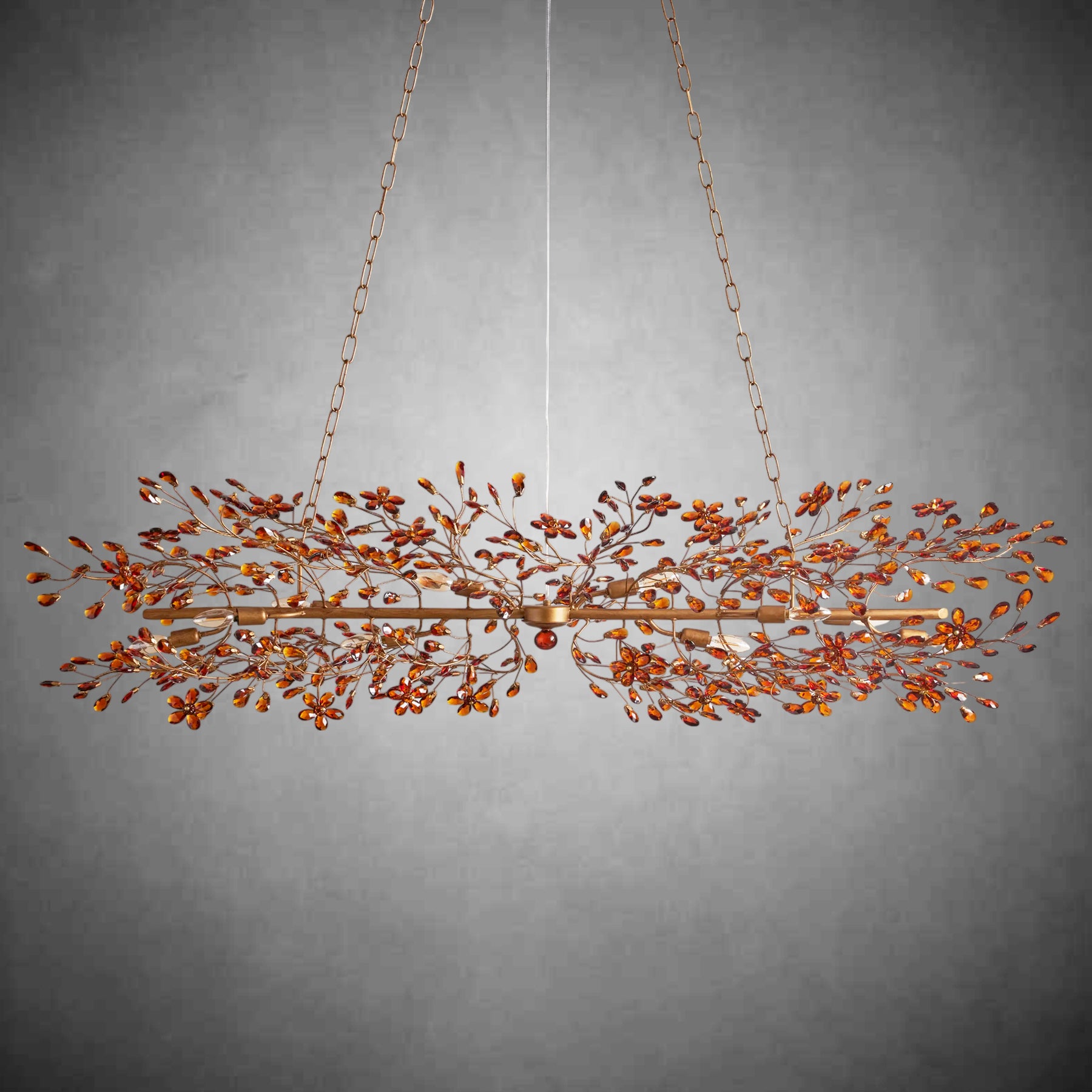 Fiore Linear Chandelier 43" 51" 68"W