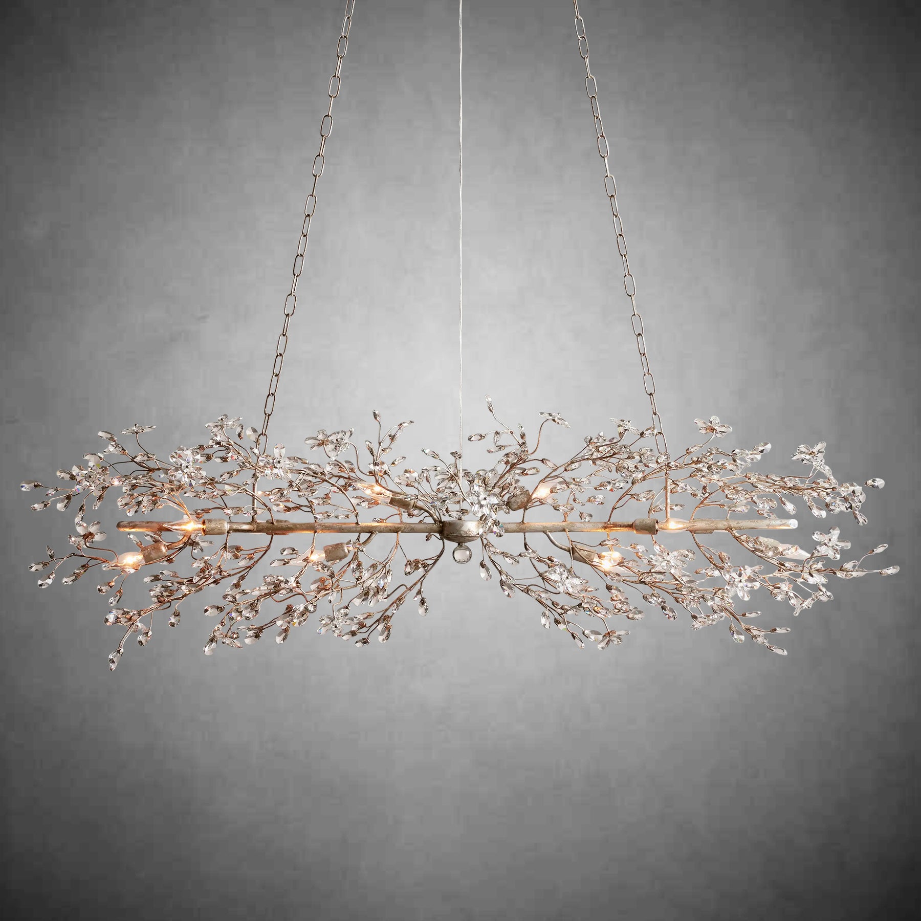 Fiore Linear Chandelier 43" 51" 68"W