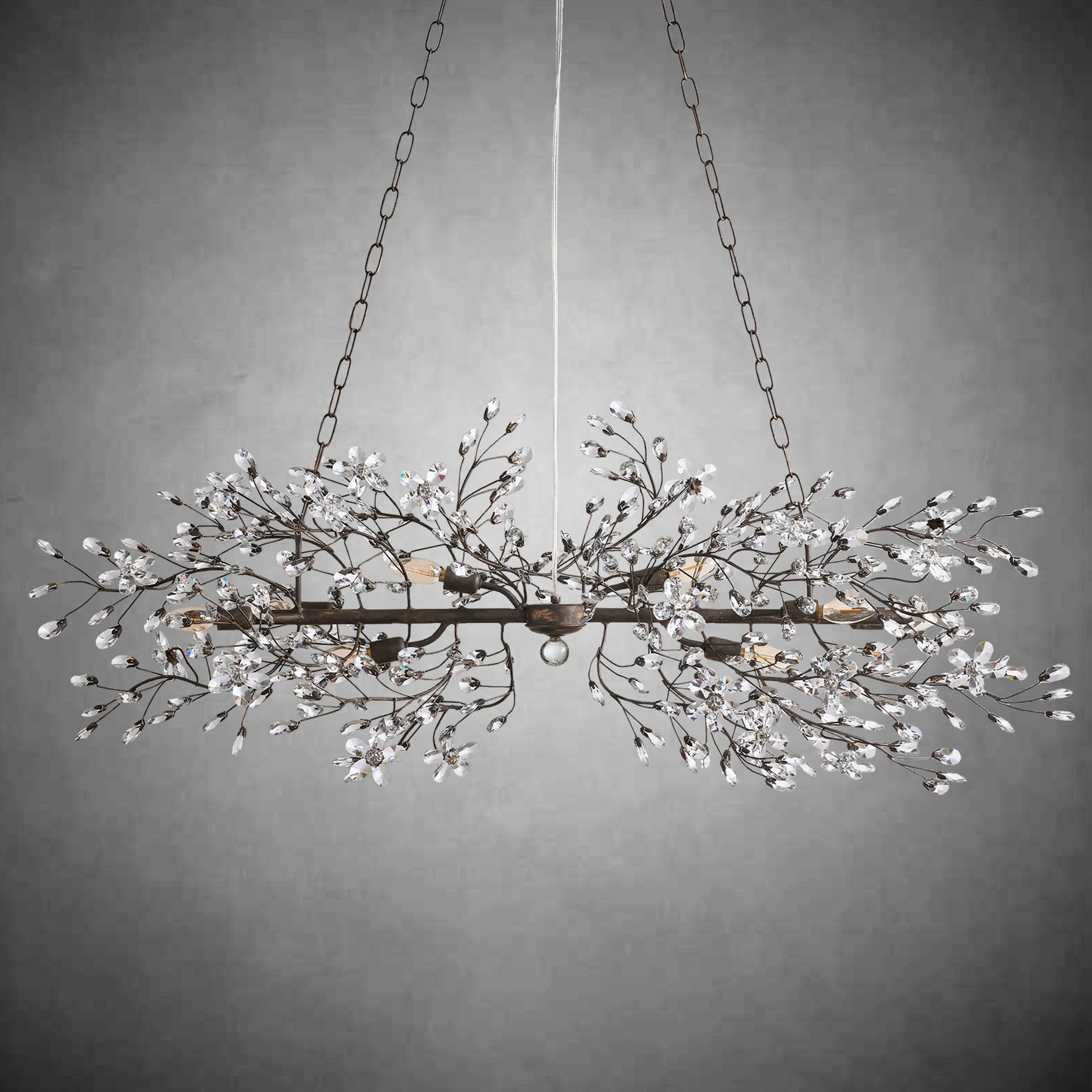 Fiore Linear Chandelier 43" 51" 68"W