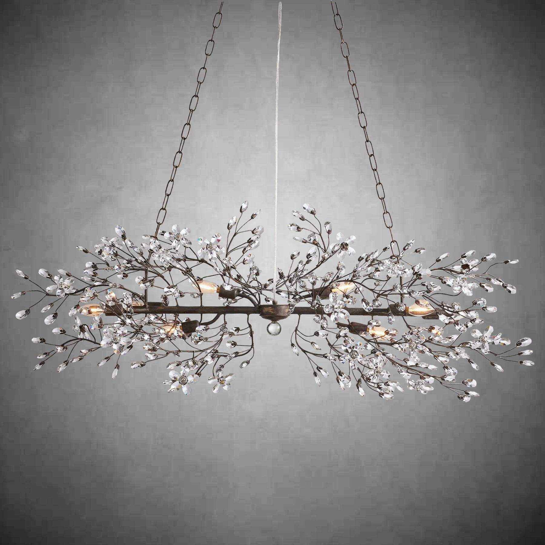 Fiore Linear Chandelier 43" 51" 68"W