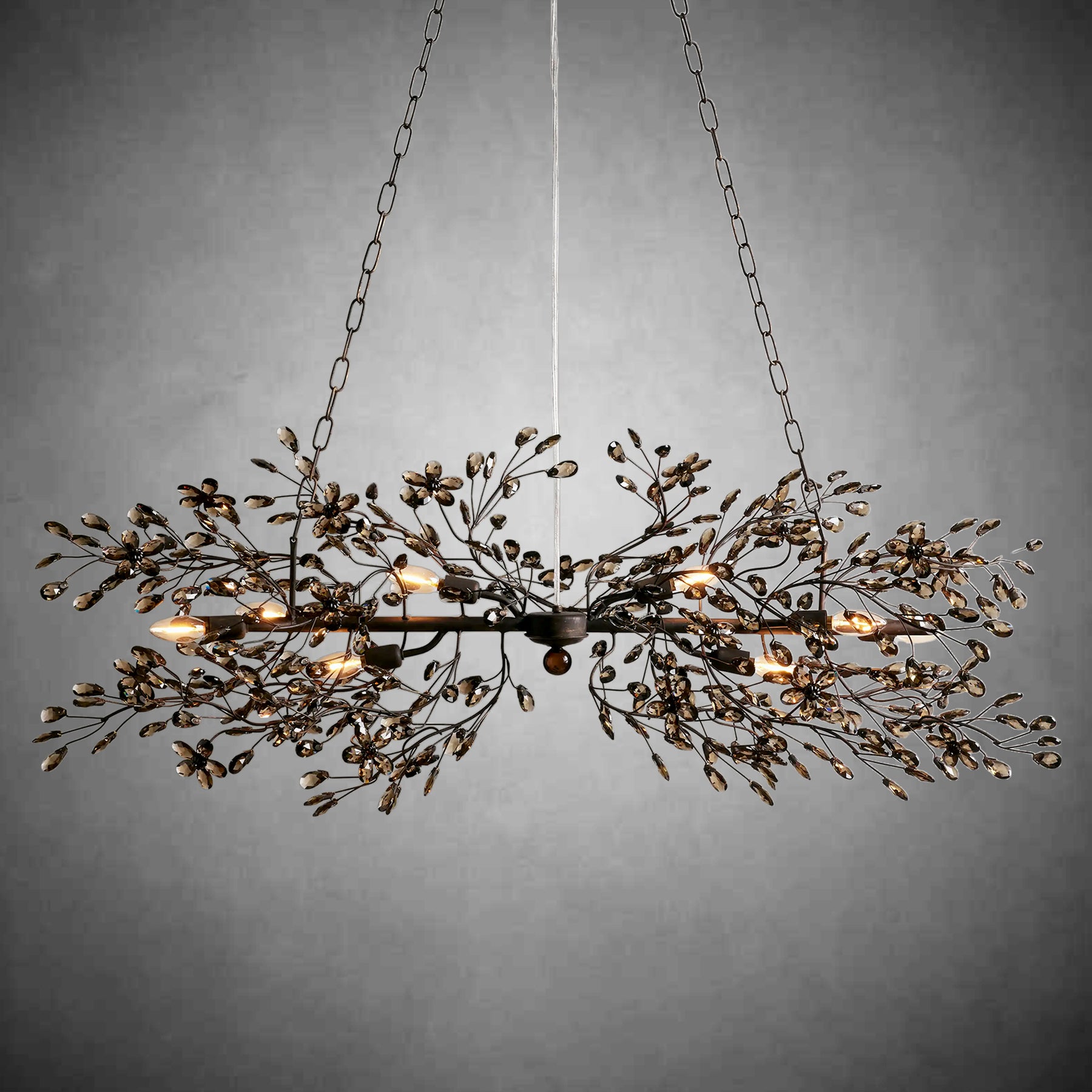 Fiore Linear Chandelier 43" 51" 68"W