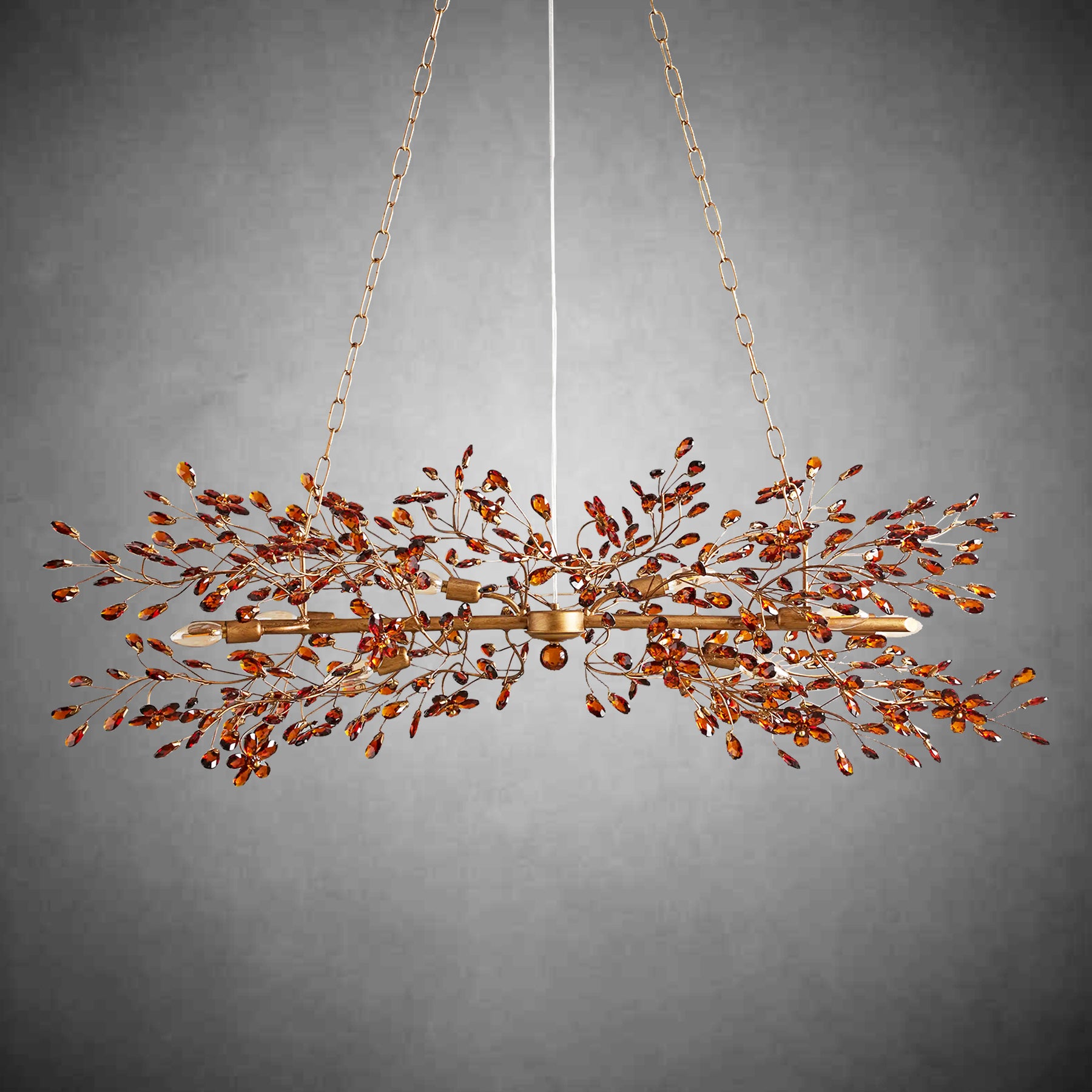 Fiore Linear Chandelier 43" 51" 68"W